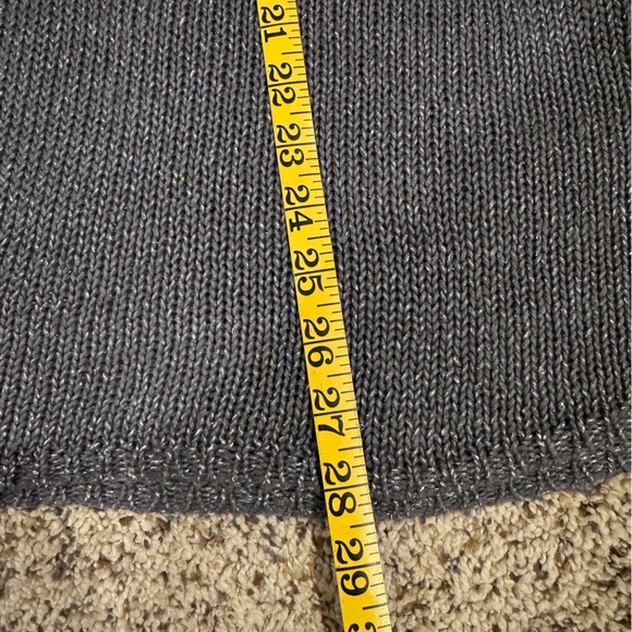 J Jill XL Gray Metallic Sweater - Picture 5 of 7